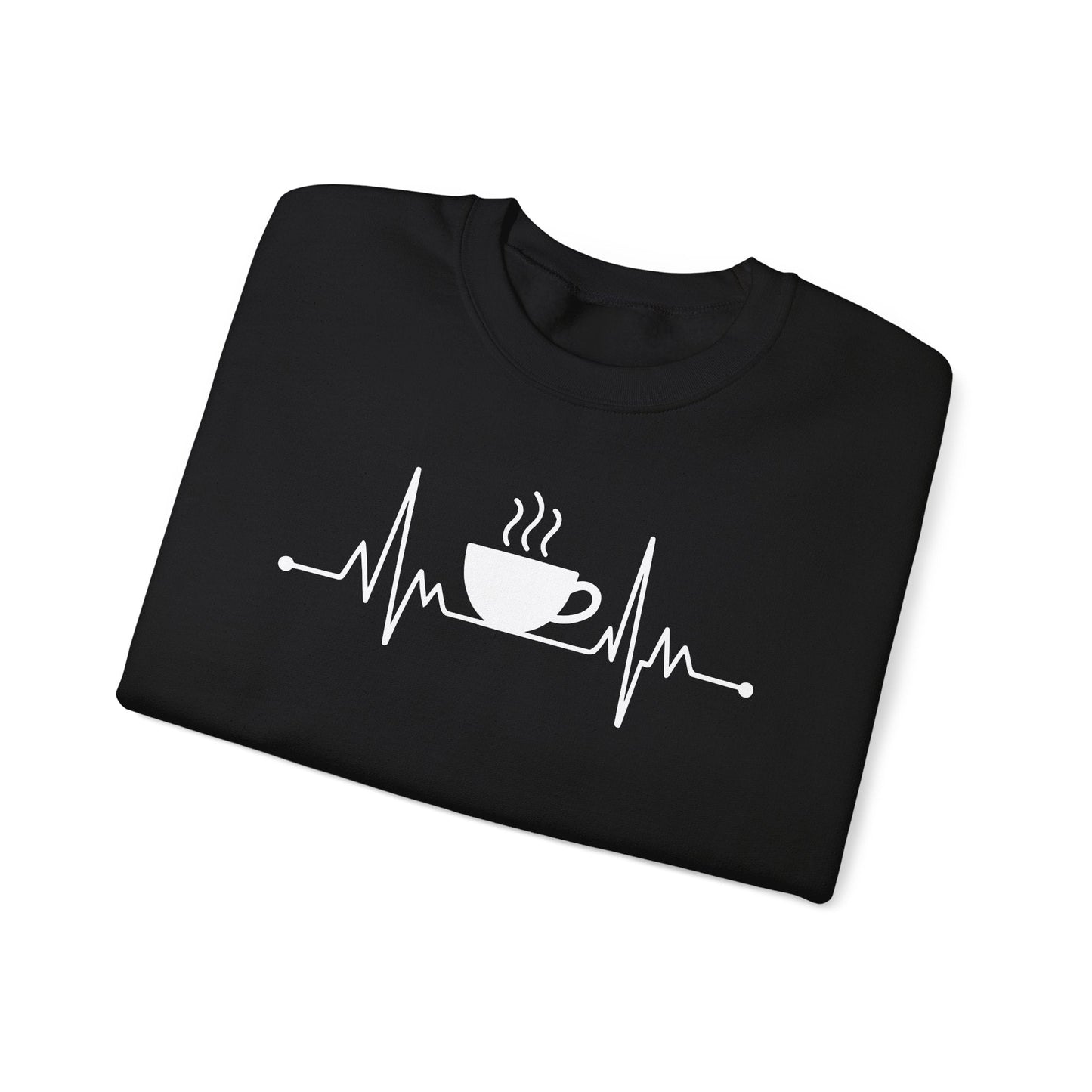 Coffee Heartbeat Drinking Coffee Sweatshirt