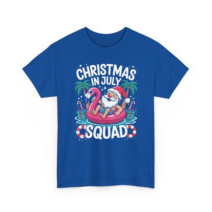 Christmas In July 2025 Squad Summer Beach Vacation Xmas Cool T-Shirt