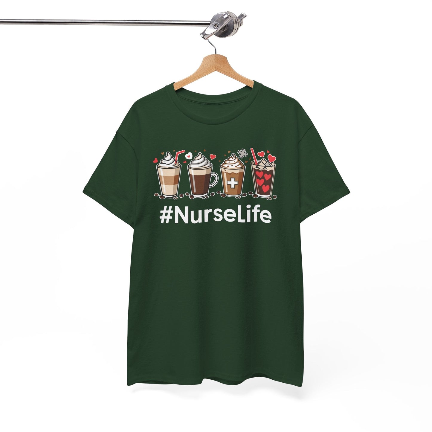 Nurse Life Funny Coffee Nurses Fuel Registered Nurse Medical T-Shirt