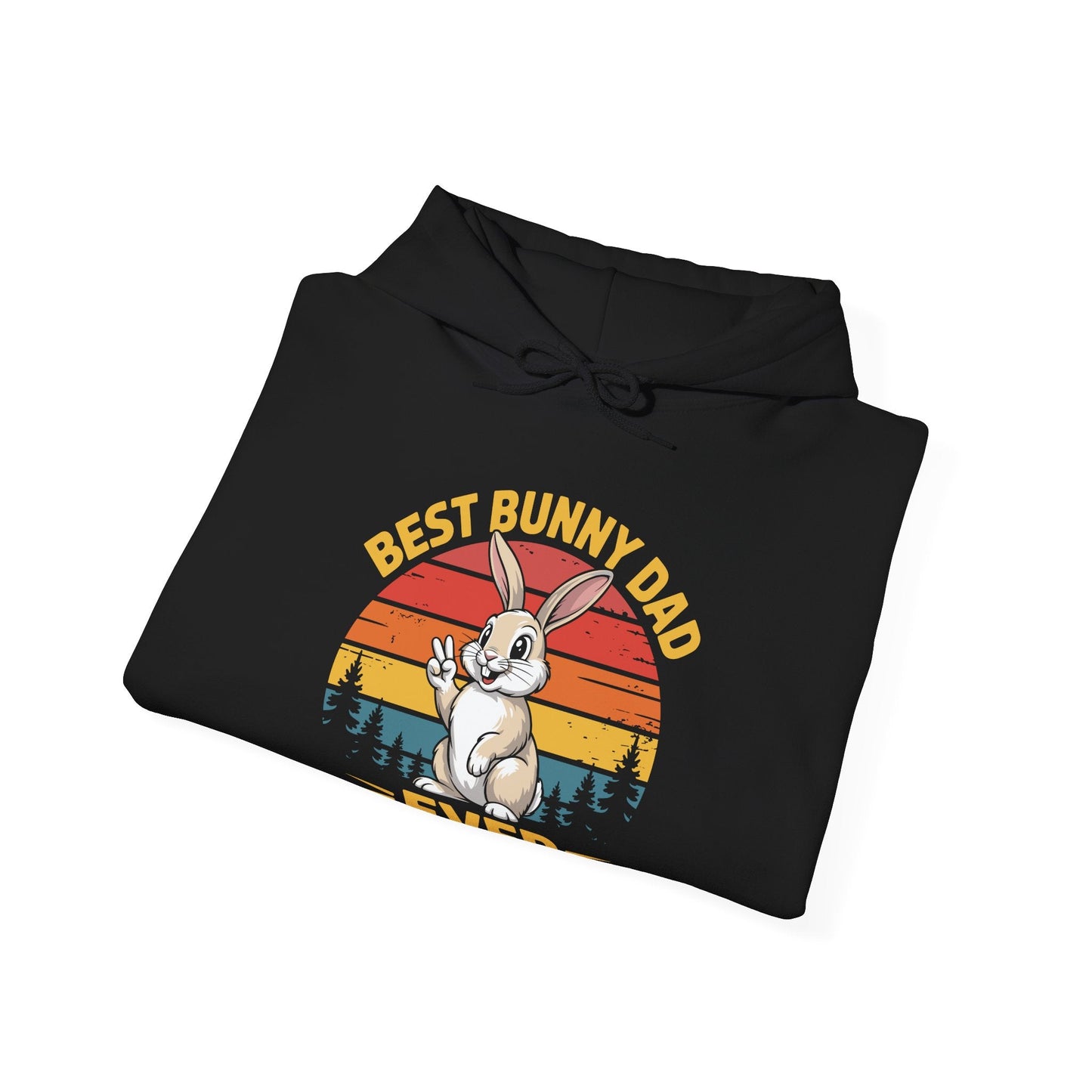 Best Bunny Dad Ever Funny Rabbit Lover Dad Gift Hoodie for Pet Owners