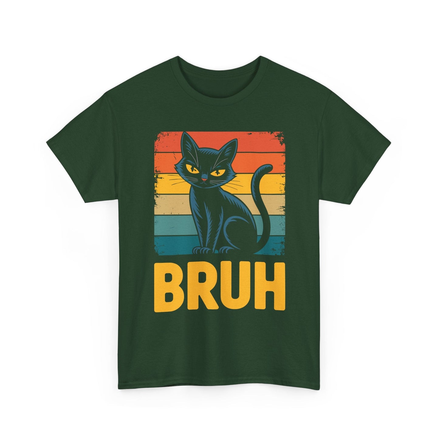 Funny Cat Bruh For Teens Boys Girls Men Women Meme Graphic T-Shirt