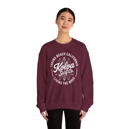 Koloa Surf Laguna Boards Logo Lightweight, Graphic Sweatshirt