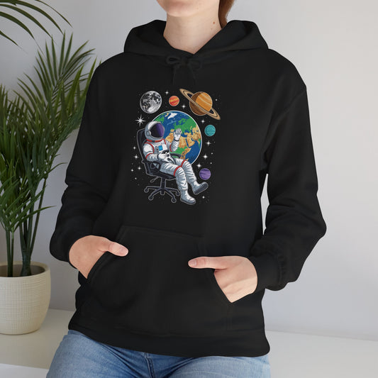 Astronaut Gamer Space Gaming System Planets Hoodie