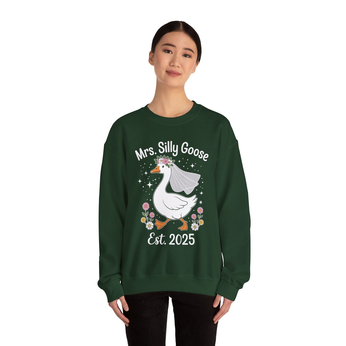 Mrs. Silly Goose Couple Matching Wedding Funny Bride to Be Sweatshirt