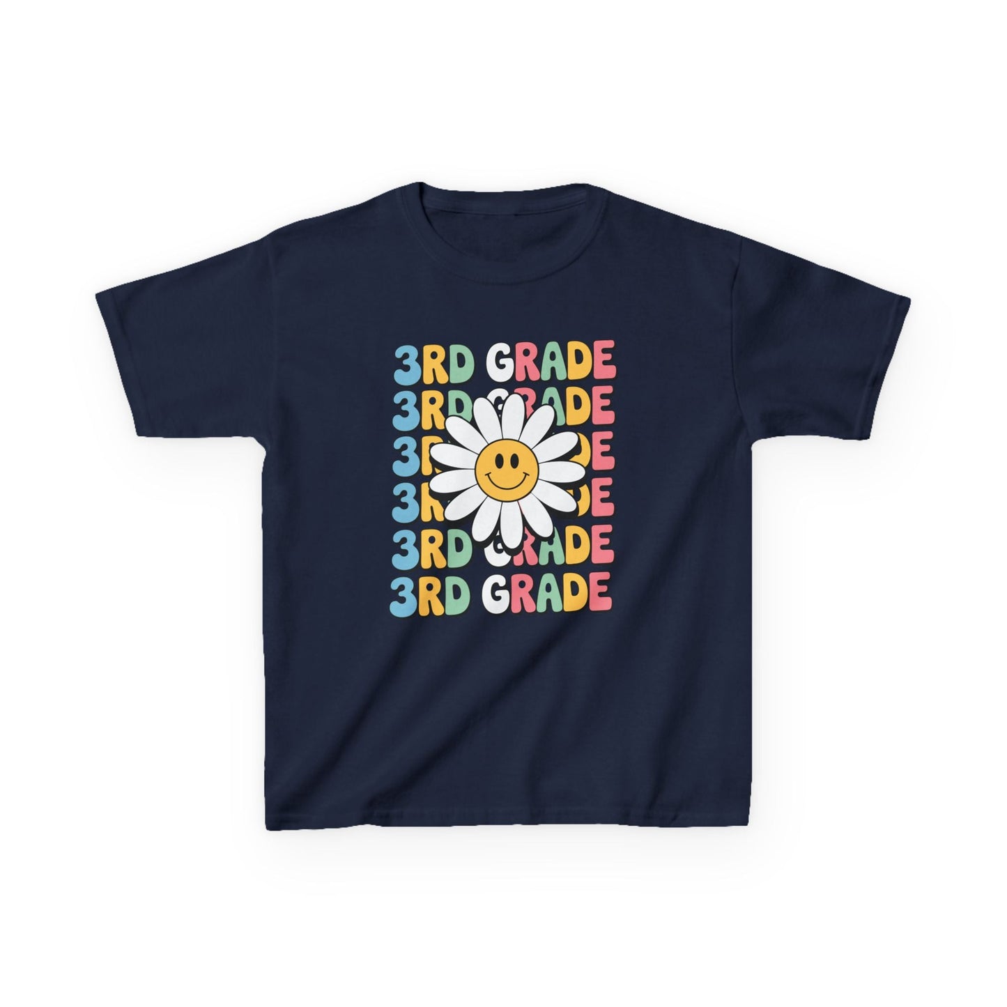 Groovy 3rd Grade Back To School First Day of Third Grade T-Shirt