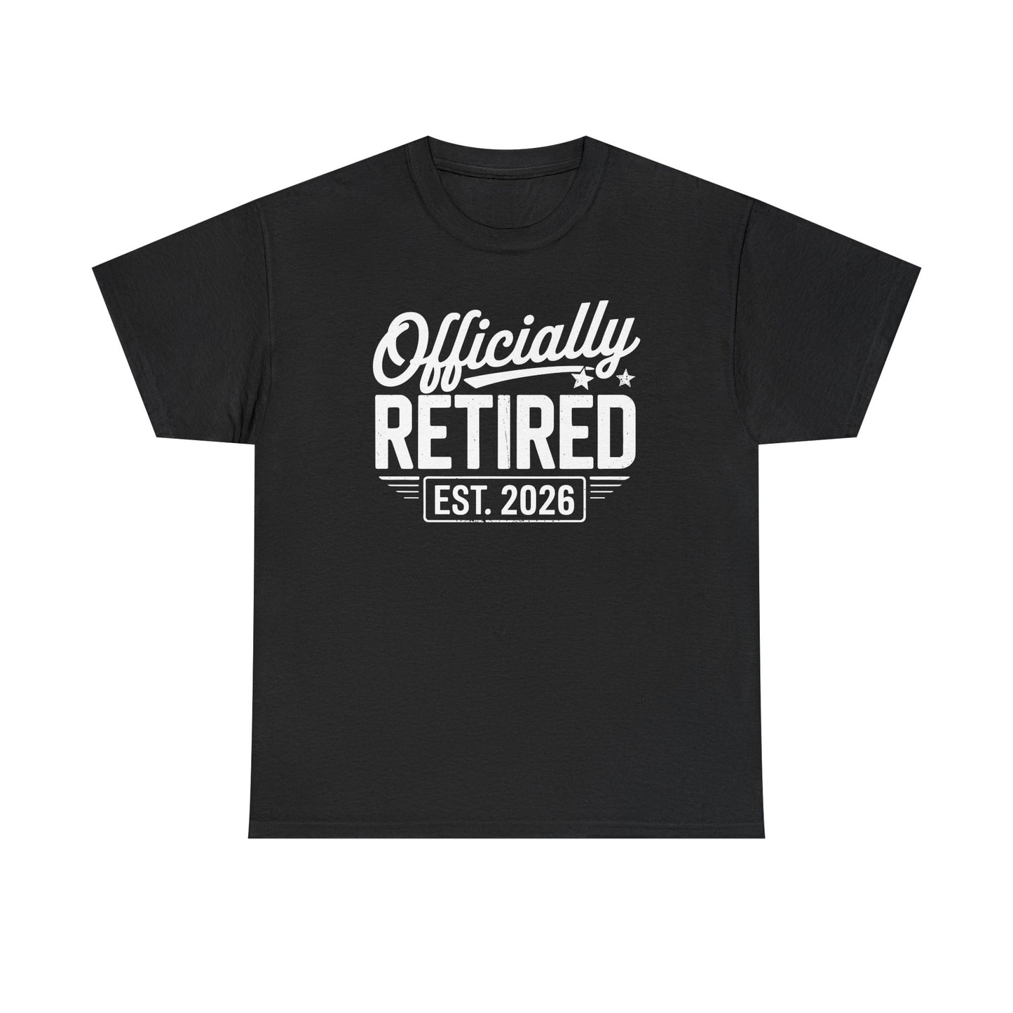Funny Retirement 2026 Officially Retired Vintage Humor T-Shirt