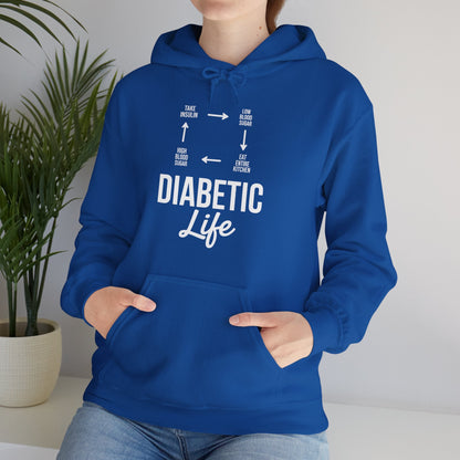 Funny Diabetic Type 1 Diabetes T1D Diabetes Awareness Hoodie