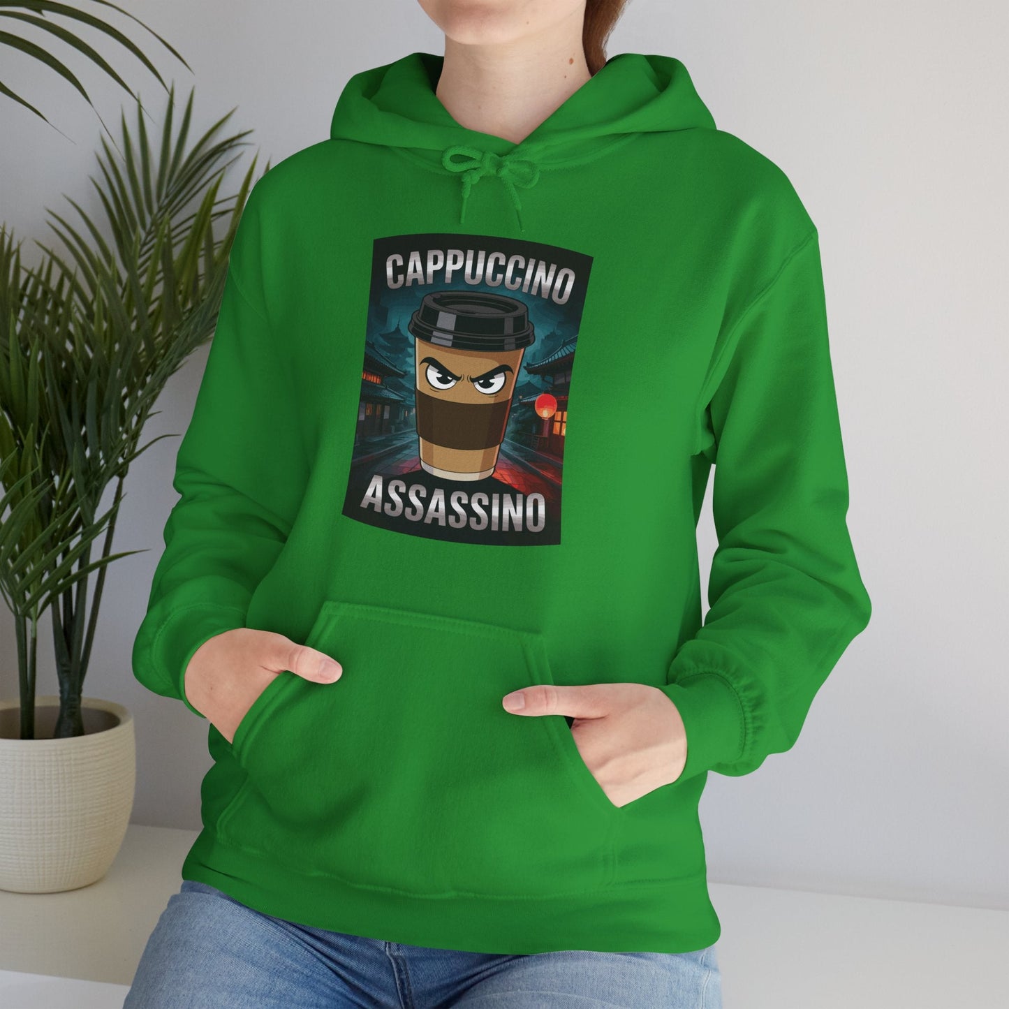 Cappuccino Assassino Coffee Lovers Italian Brainrot Meme Hoodie