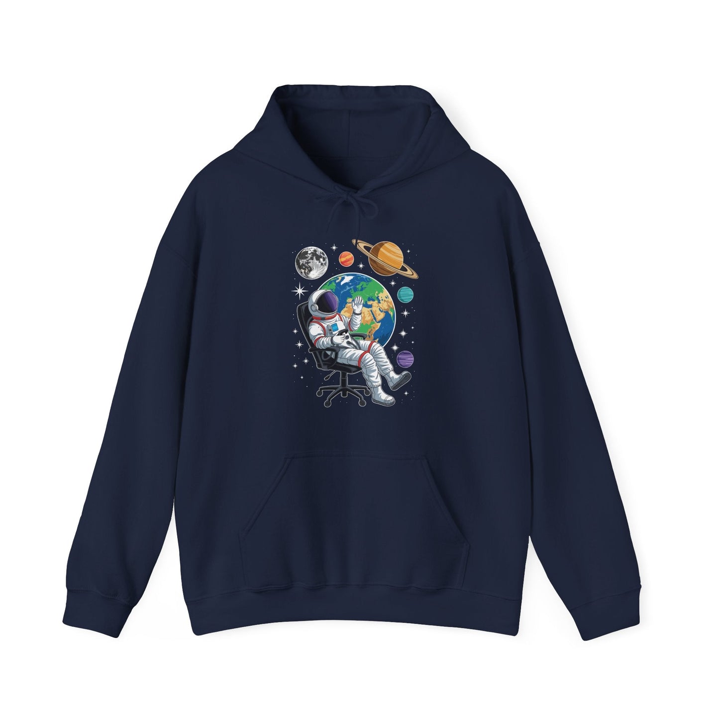 Astronaut Gamer Space Gaming System Planets Hoodie