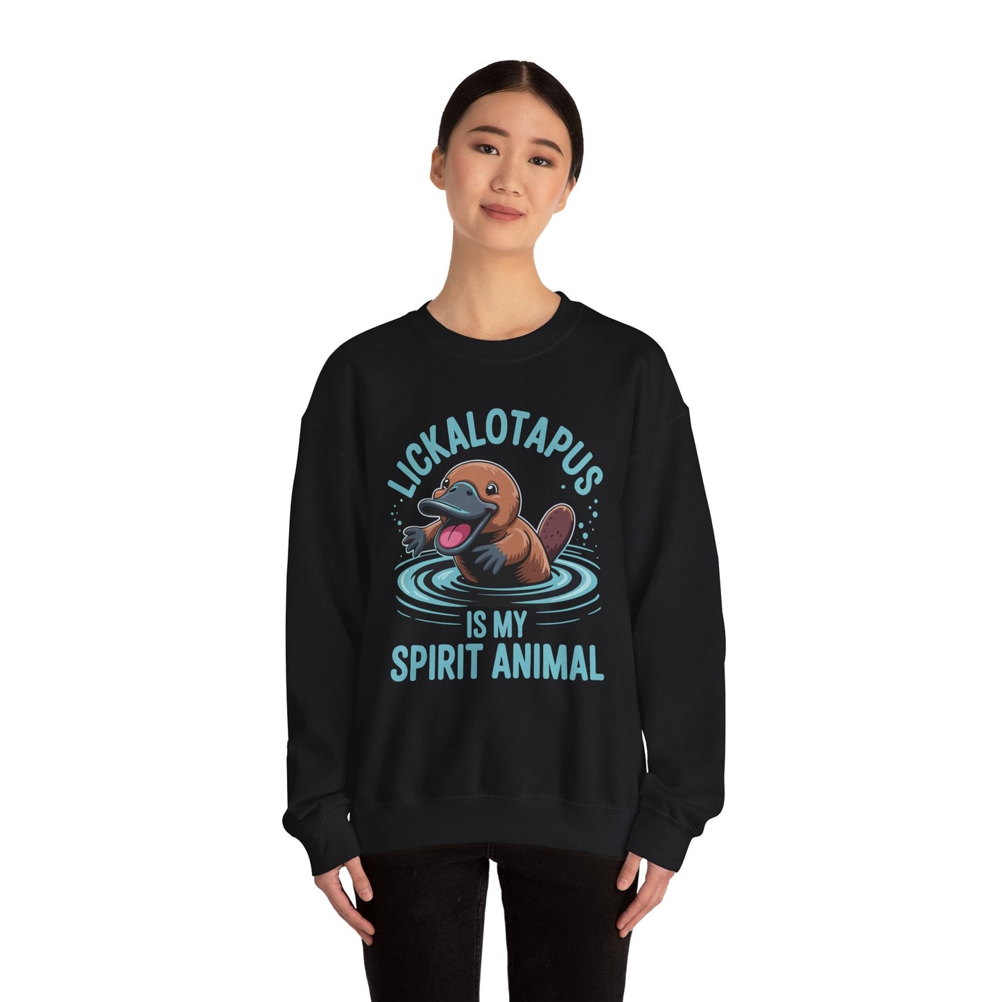 Vintage Funny Lickalottapus Is My Spirit Animal Lovers Meme Sweatshirt