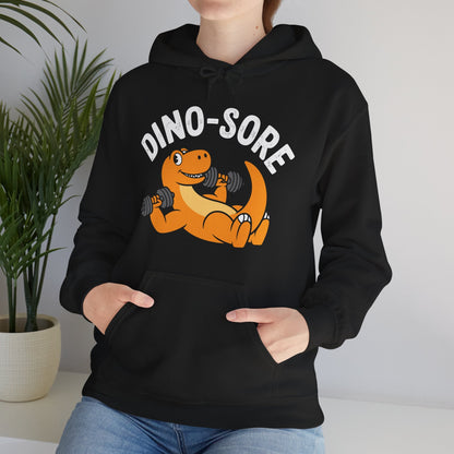 Gym Workout Dino Sore Exercise Fitness Boys Women Men Hoodie
