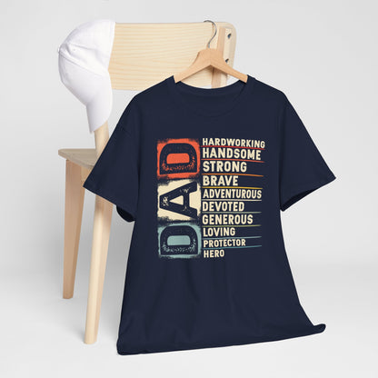 Vintage Funny Definition of Dad Retro Meme Joke Father's Day T-Shirt
