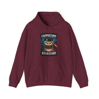Cappuccino Assassino Coffee Lovers Italian Brainrot Meme Hoodie