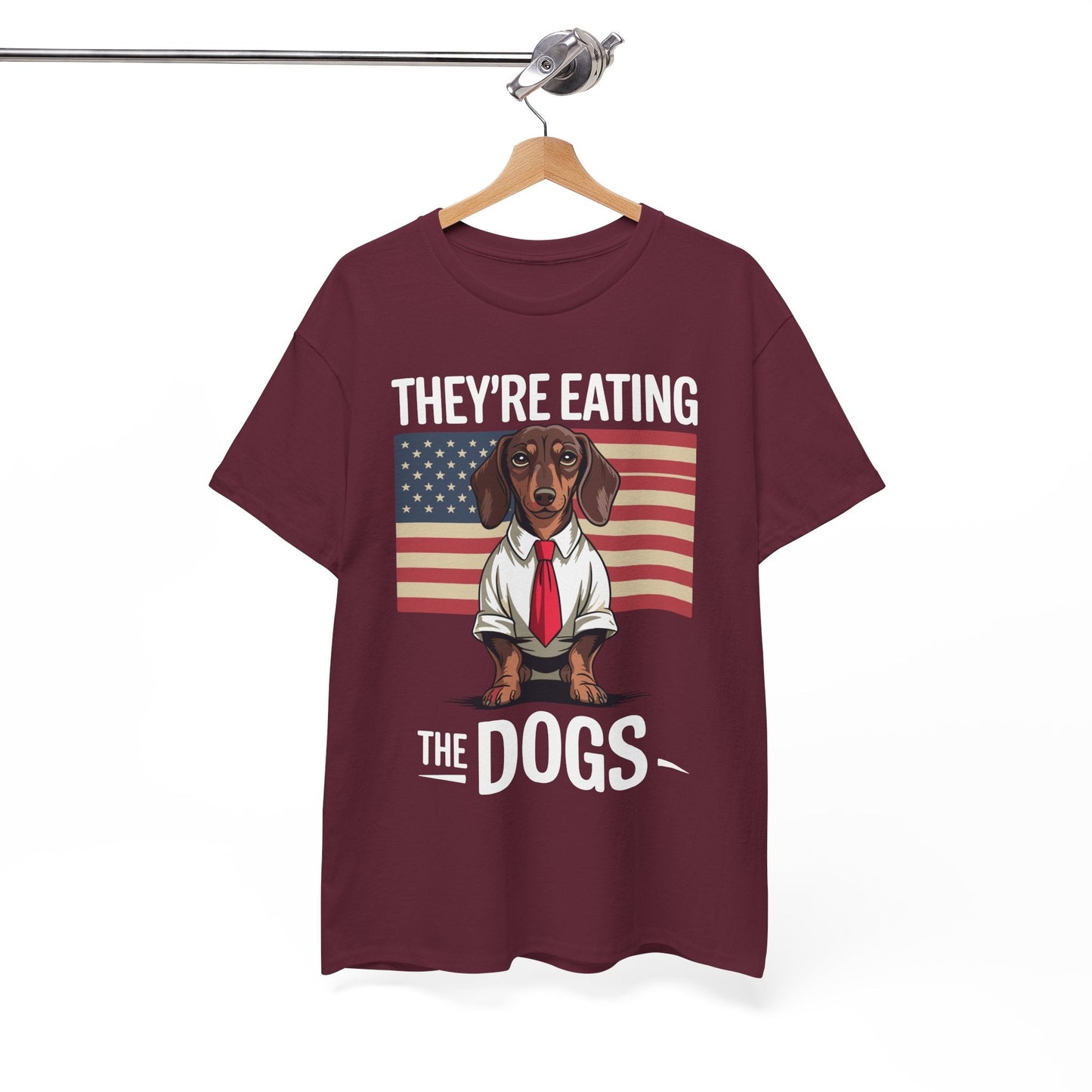 They're Eating the Dogs Trump Hot Dog T-Shirt For Men Women