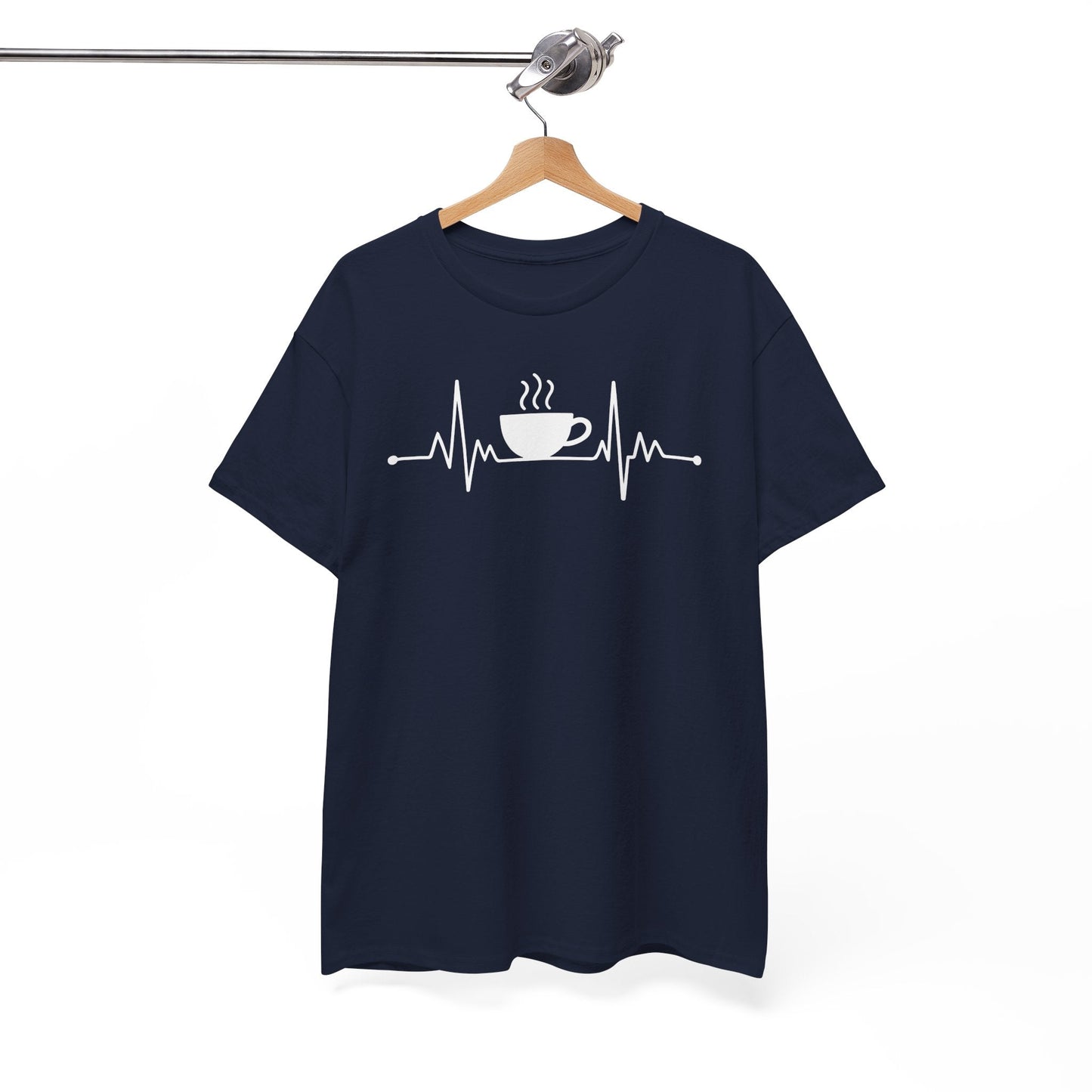 Coffee Heartbeat Drinking Coffee T-Shirt