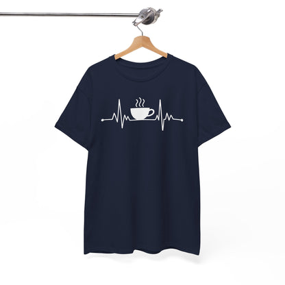 Coffee Heartbeat Drinking Coffee T-Shirt