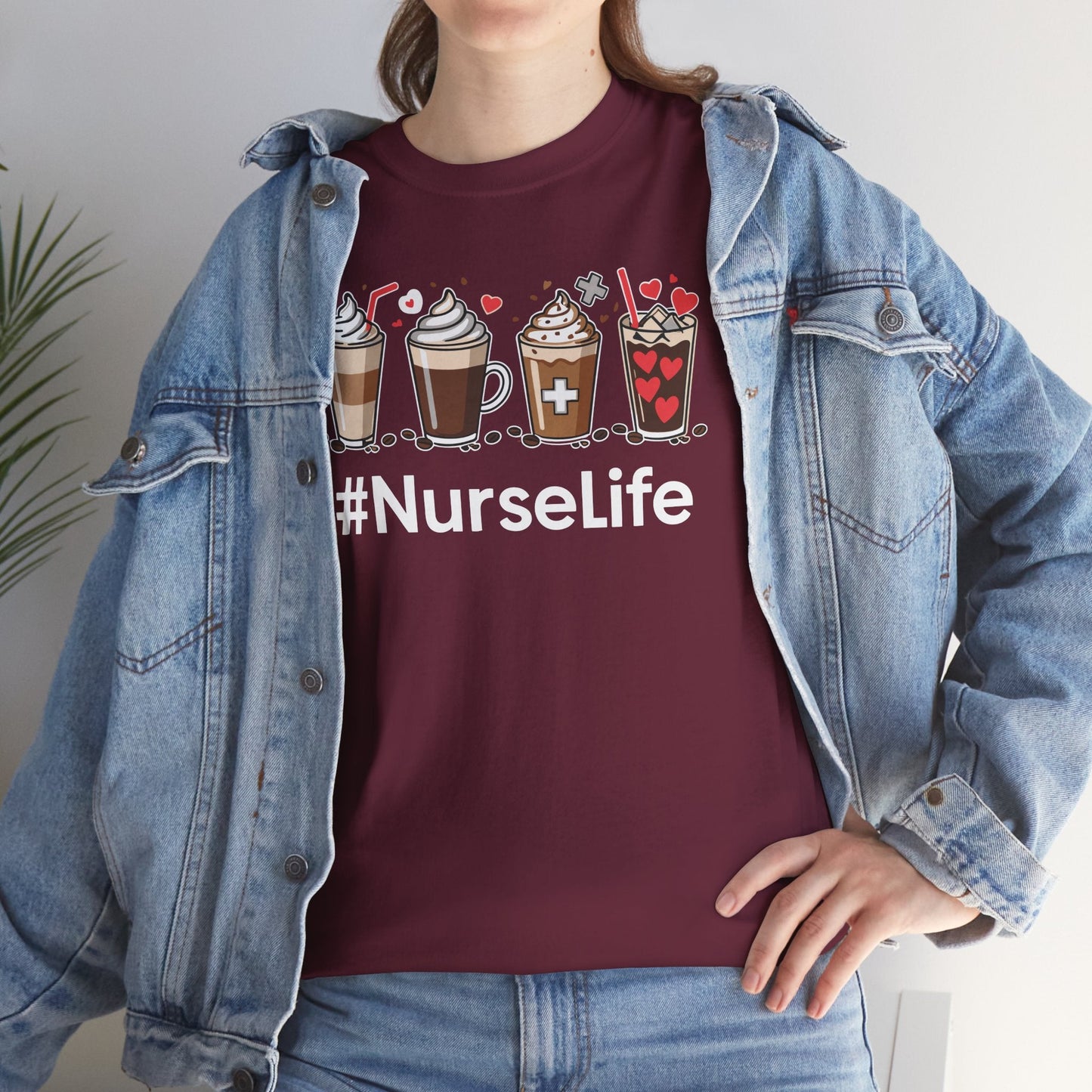 Nurse Life Funny Coffee Nurses Fuel Registered Nurse Medical T-Shirt