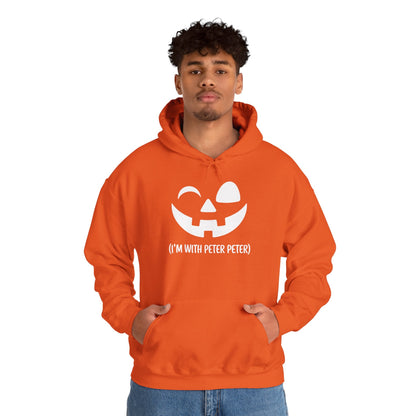 Im With Peter Couple Halloween Adult Eater Pumpkin Hoodie