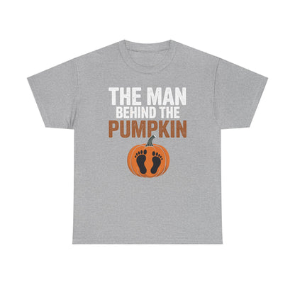 Pregnant Thanksgiving Costume for Dad Expecting Lil Pumpkin T-Shirt