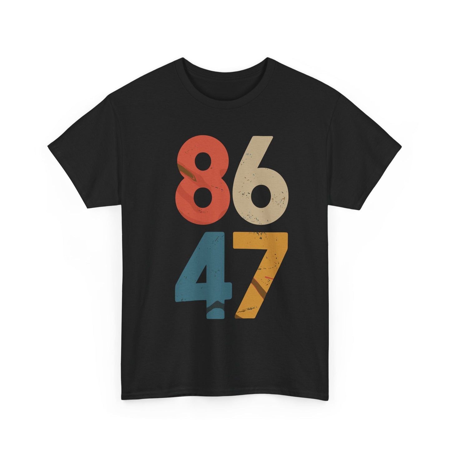 Classic Vintage 80s Style 86 47 Anti Trump T-Shirt