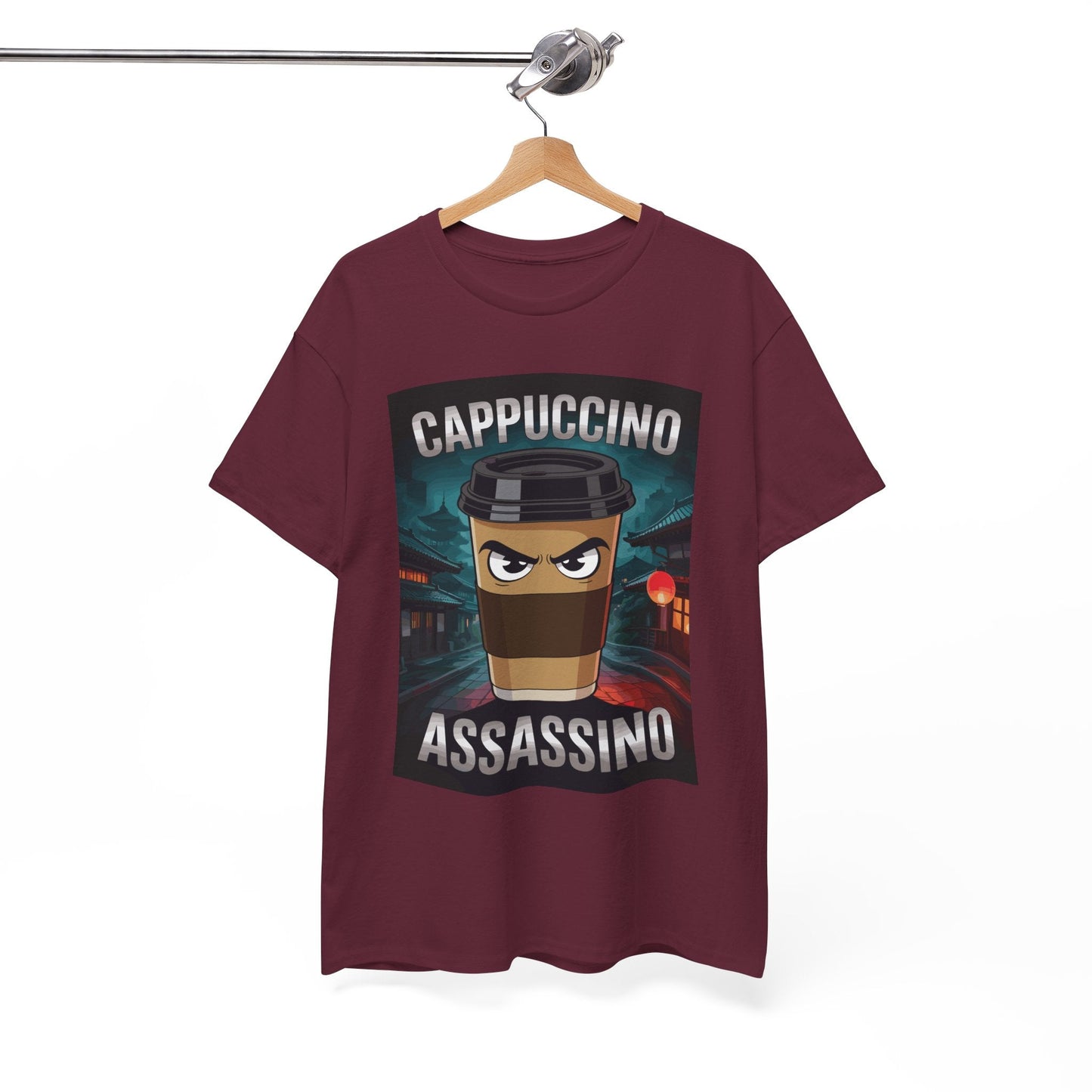 Cappuccino Assassino Coffee Lovers Italian Brainrot Meme T-Shirt