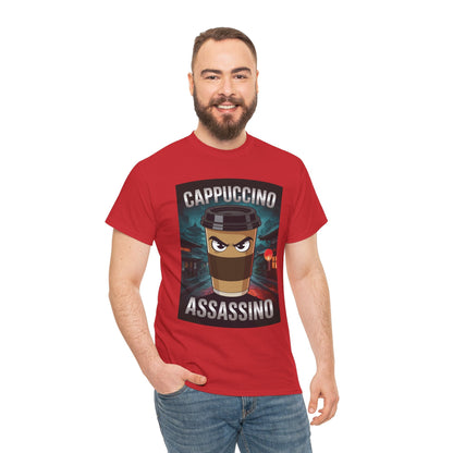 Cappuccino Assassino Coffee Lovers Italian Brainrot Meme T-Shirt