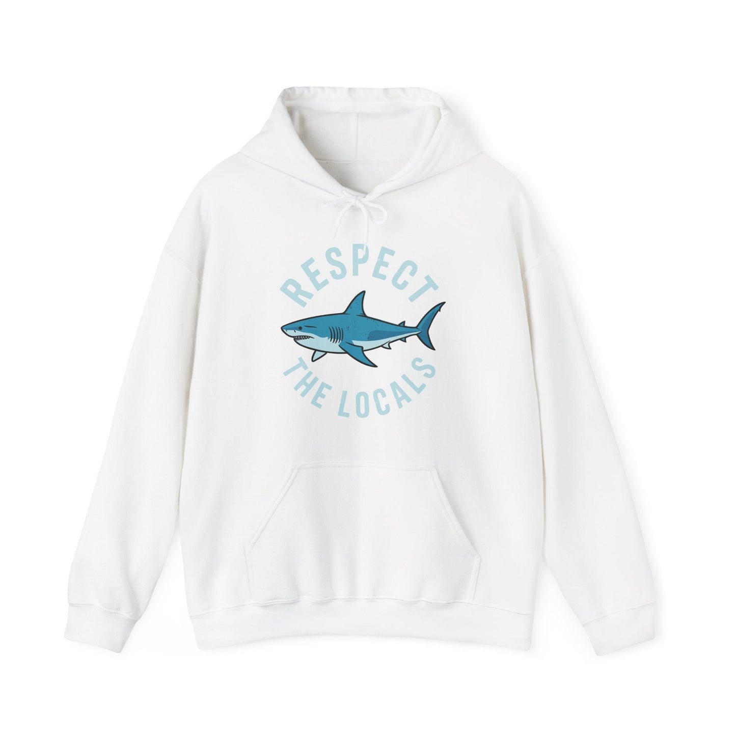 Respect The Locals Shark Ocean Animal Rights Biology Life Hoodie