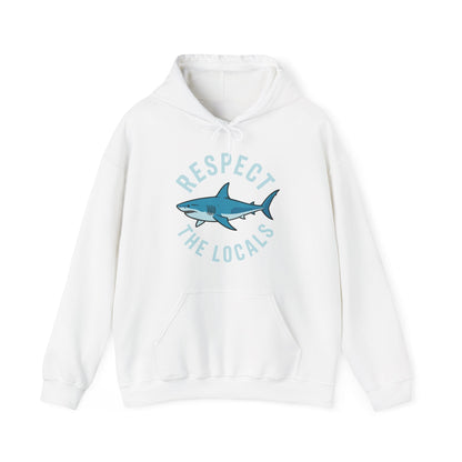 Respect The Locals Shark Ocean Animal Rights Biology Life Hoodie