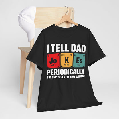 I Tell Dad Jokes Periodically Element Vintage Father's Day T-Shirt