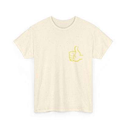 Funny Thumbs Up Emoji Graphic T-Shirt Positive Vibes