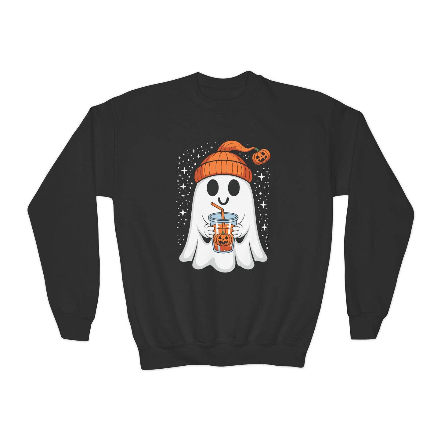 Halloween for Kids Cute Fall Ghost Sweatshirt