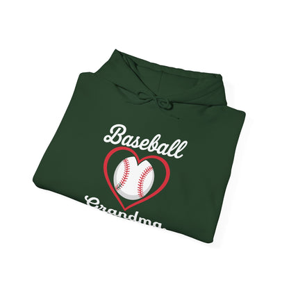 Hoodie Baseball Grandma Heart Design Mother's Day Gift