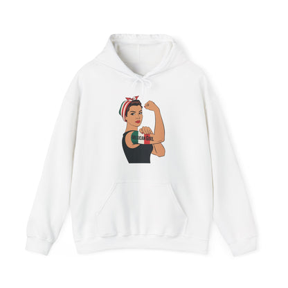 Mexican Girl Mujer Rosie Riveter Cinco De Mayo Fiesta Women Hoodie
