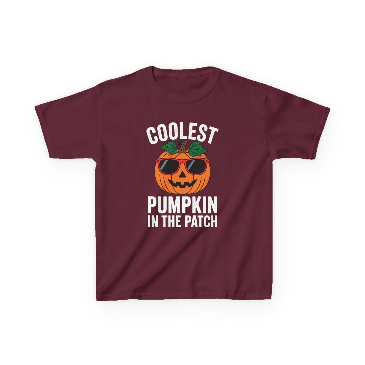 Kids Coolest Pumpkin In The Patch Halloween For Boys Girls T-Shirt