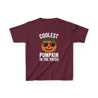 Kids Coolest Pumpkin In The Patch Halloween For Boys Girls T-Shirt