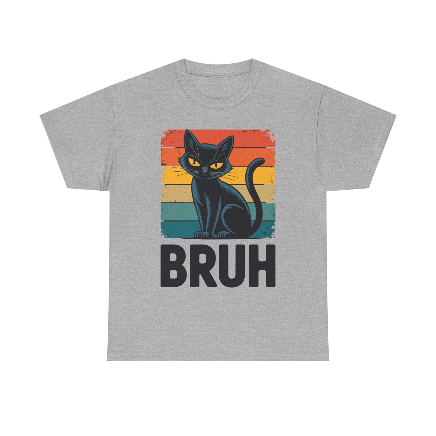 Funny Cat Bruh For Teens Boys Girls Men Women Meme Graphic T-Shirt