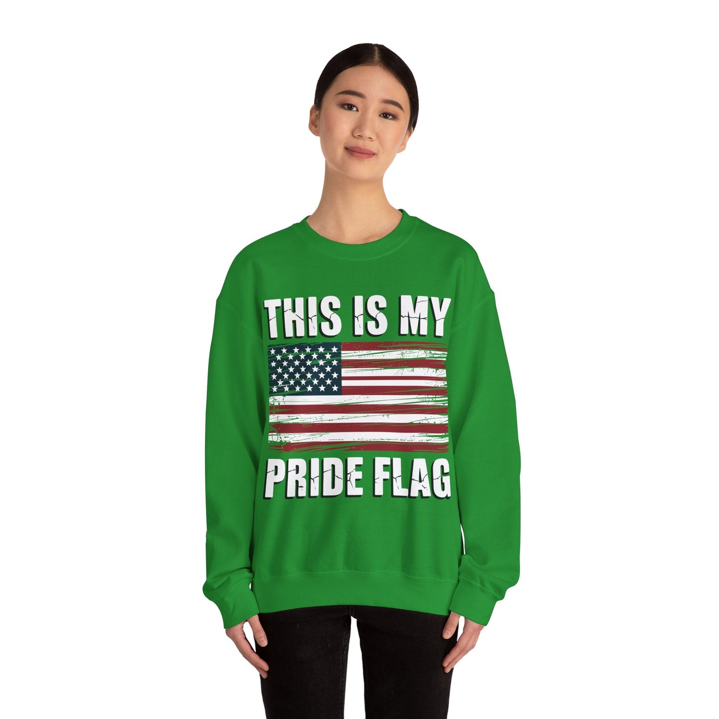 This Is My Pride Flag USA American 4th of July Patriotic Sweatshirt