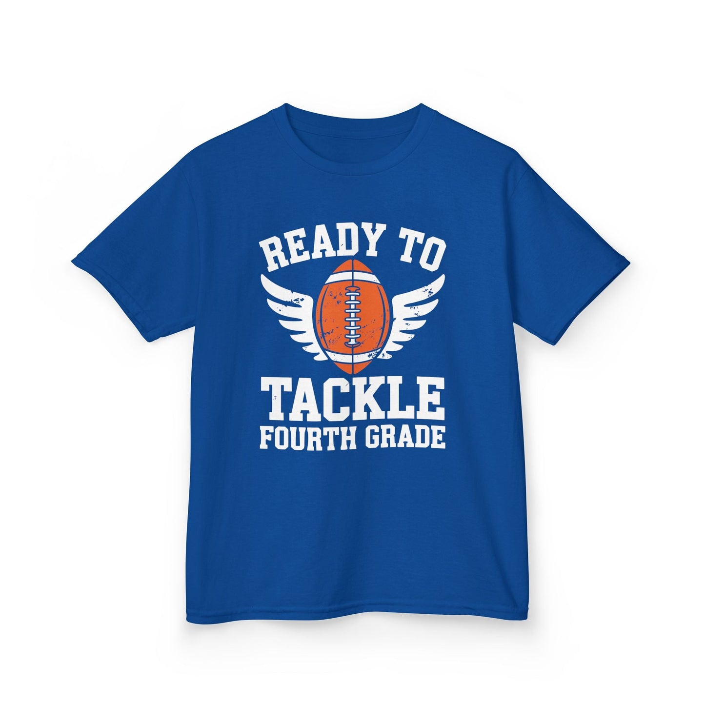 Ready To Tackle Fourth Grade Back To School Football T-Shirt