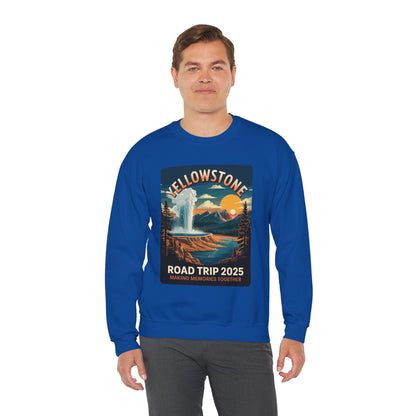 Yellowstone Family Road Trip 2025 National Park Outdoor Sweatshirt