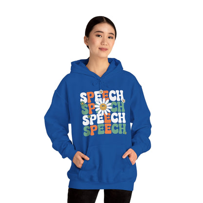 Speech Therapy Retro Speech Language Pathologist Therapist Hoodie