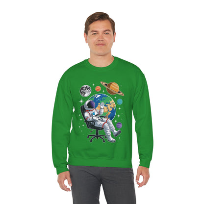 Astronaut Gamer Space Gaming System Planets Sweatshirt