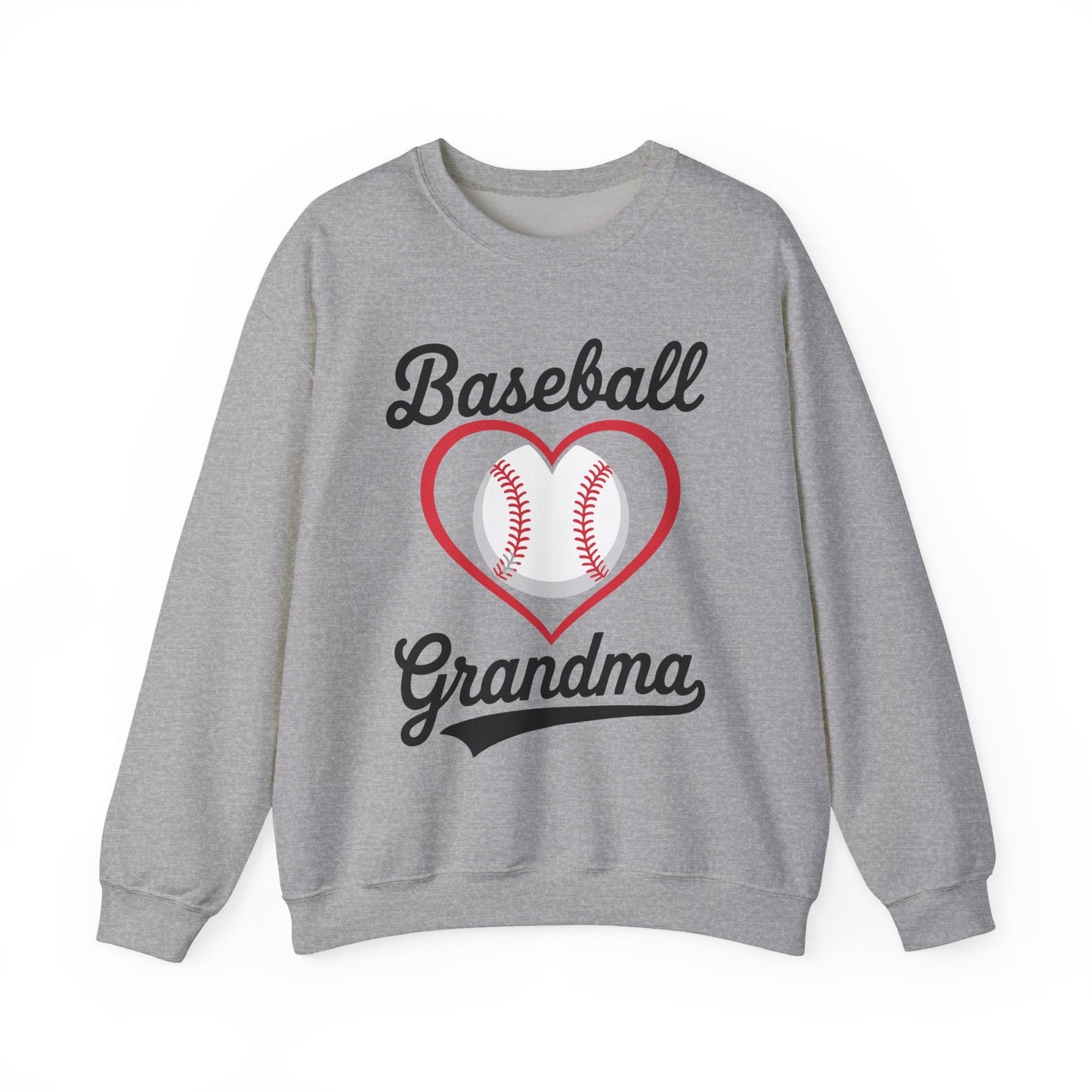 Baseball Grandma Women Baseball Heart Mothers Day Sweatshirt