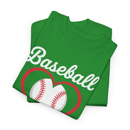 Baseball Grandma Shirt Women Baseball Heart Mothers Day T-Shirt
