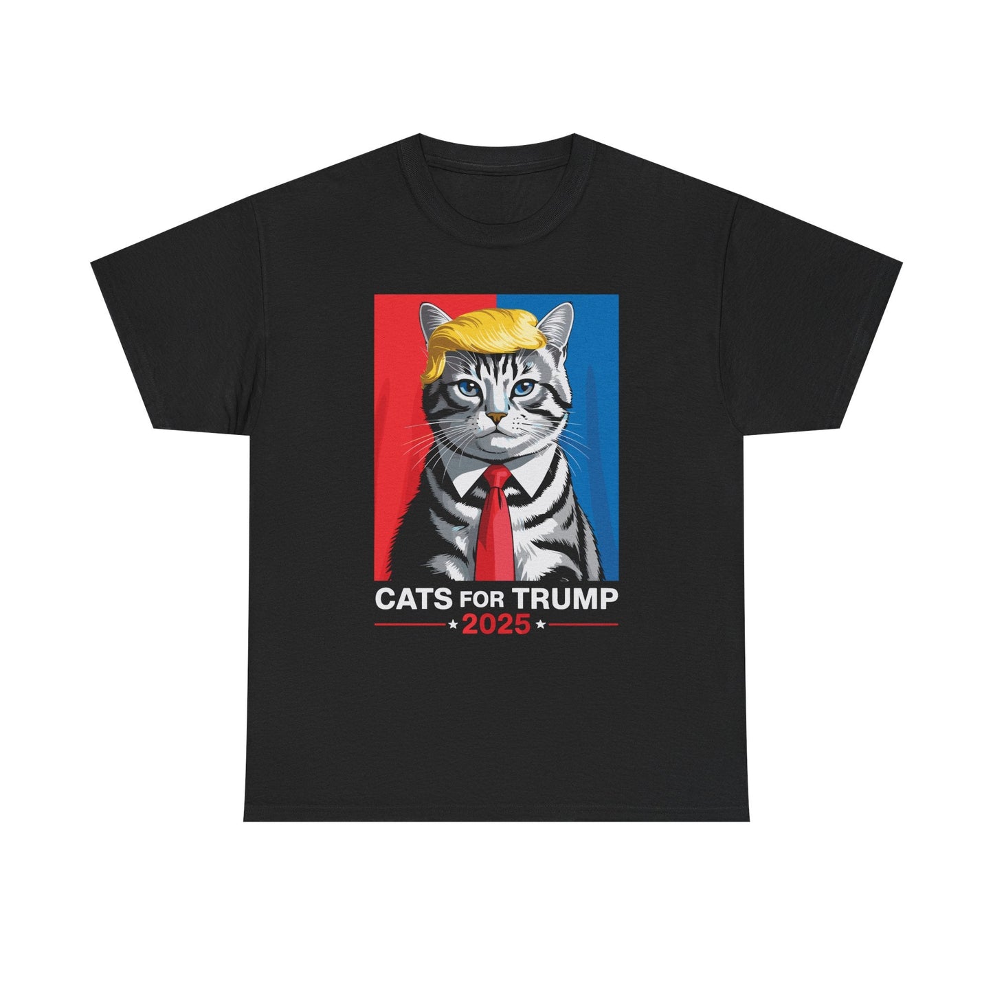 Cats For Trump 2025 Funny Tee For Vance Trump T-shirt