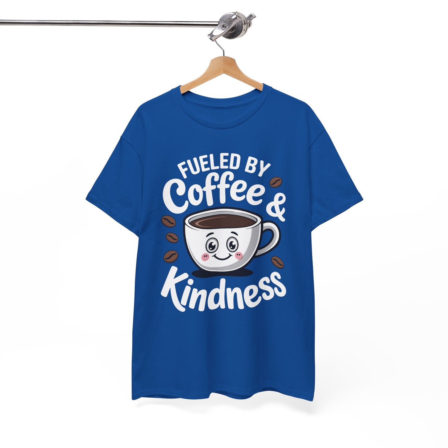 Funny Coffee Lover Fueled by Coffee And Kindness T-Shirt