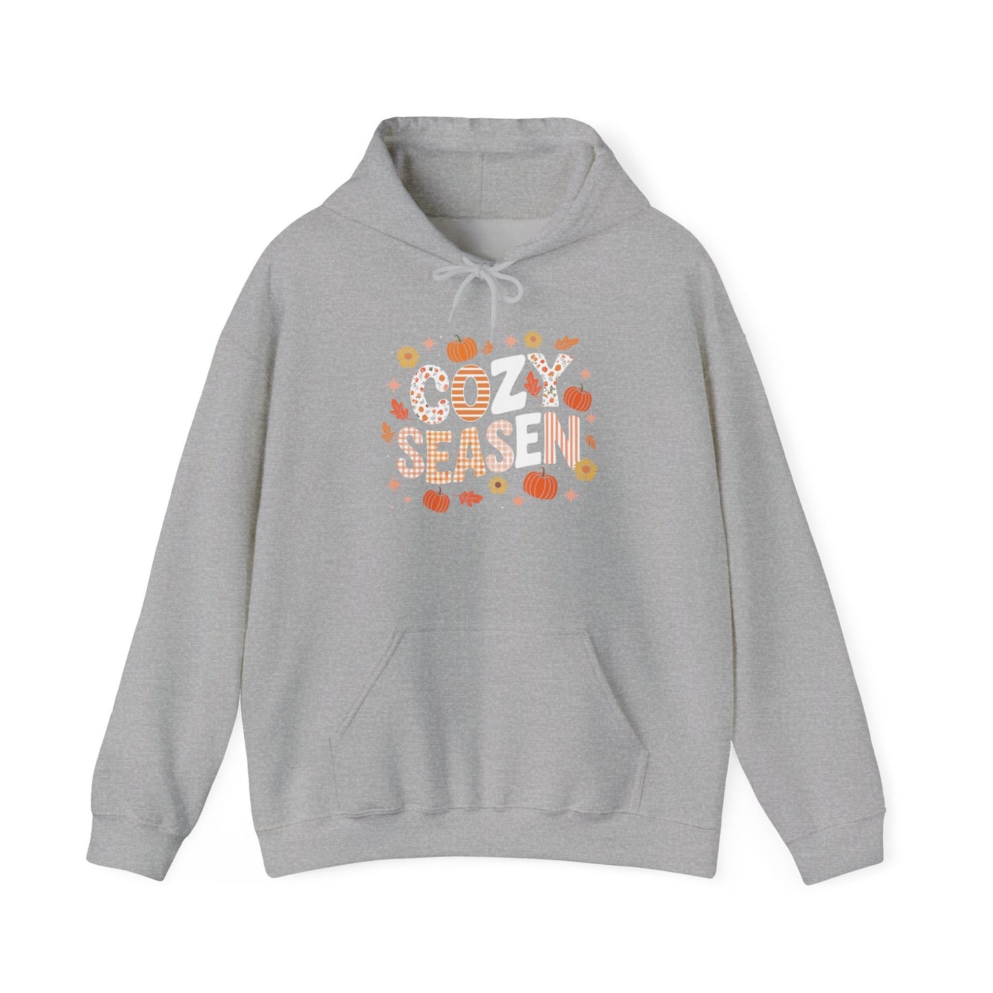 Cozy Season Autumn Fall Vibes Halloween Thanksgiving Pumpkin Hoodie