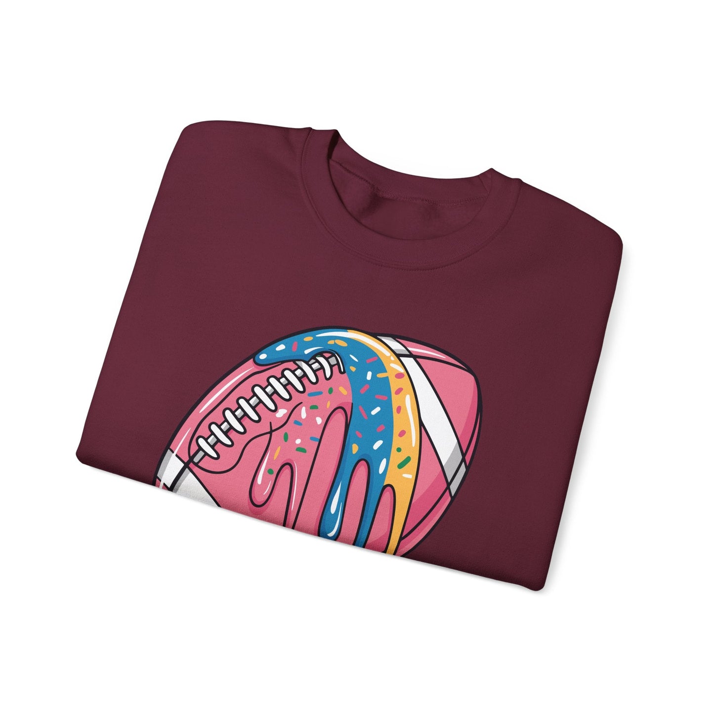 Football Drip For Lineman WR QB RB Ice Cream Sprinkles Sweatshirt