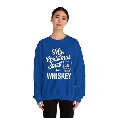 Funny Christmas Drinking Shirt Whiskey Liquor Drinker Saying Sweatshirt