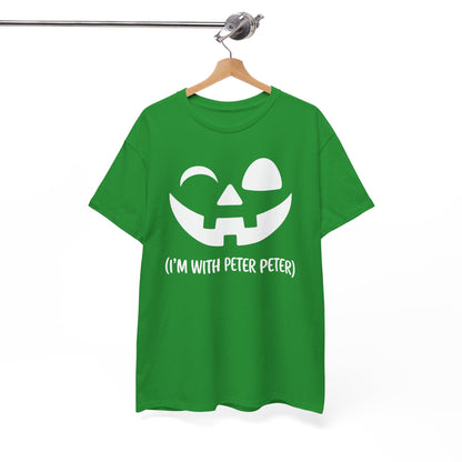 Im With Peter Couple Halloween Adult Eater Pumpkin T-Shirt