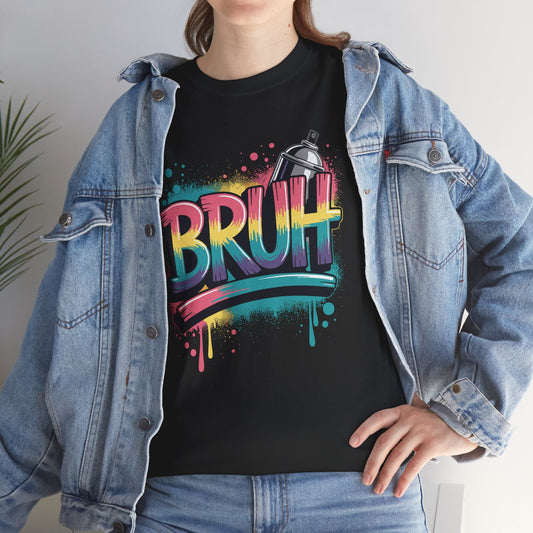 Bruh Graffiti Funny Saying Street Art Meme Men Boys T-Shirt